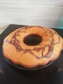 Una foto de Torta marmolada con mandarinas