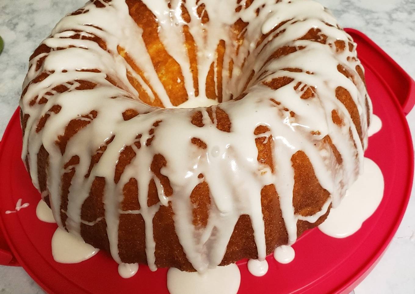 Homemade Lime Rum Cake