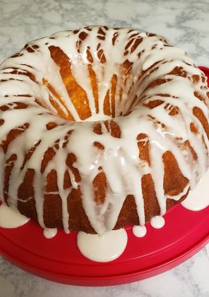 A picture of Homemade Lime Rum Cake.
