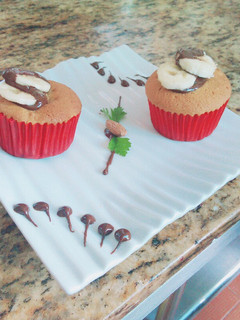 Una foto de Muffins de plátano