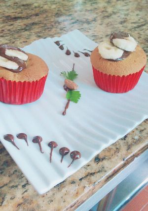 Una foto de Muffins de plátano