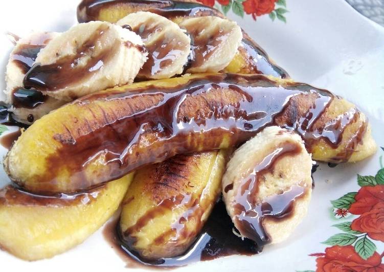 12.Pisang bakar ekonomis 2 bahan