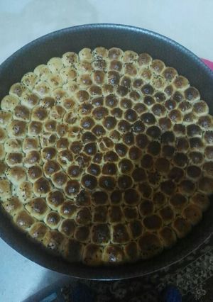صورة لوصفة خلية النحل بالجبنه والتمر