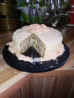 A picture of Zebra Cake.