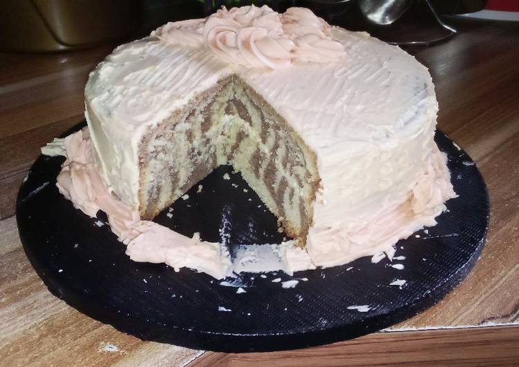 Recipe of Any-night-of-the-week Zebra Cake Cooking Basics for Beginners