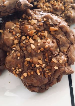 Une photo de Cookies Brownies au Chocolat Noir