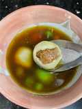 Wedang ronde isi kacang wijen
