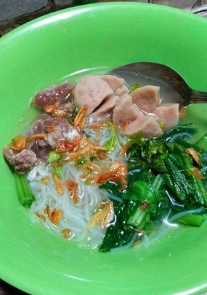 Foto resep Bakso tetelan sawi