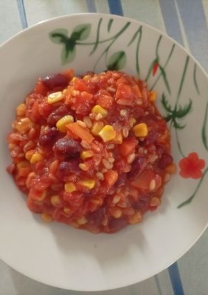 Une photo de Chili végétarien