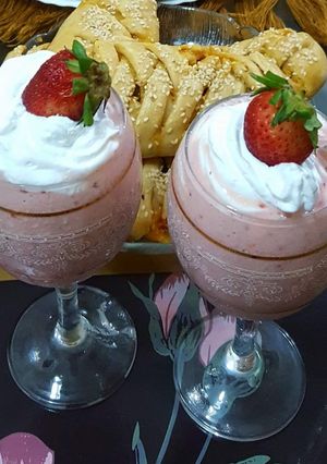 A picture of Strawberry Milk Shake 🍓.