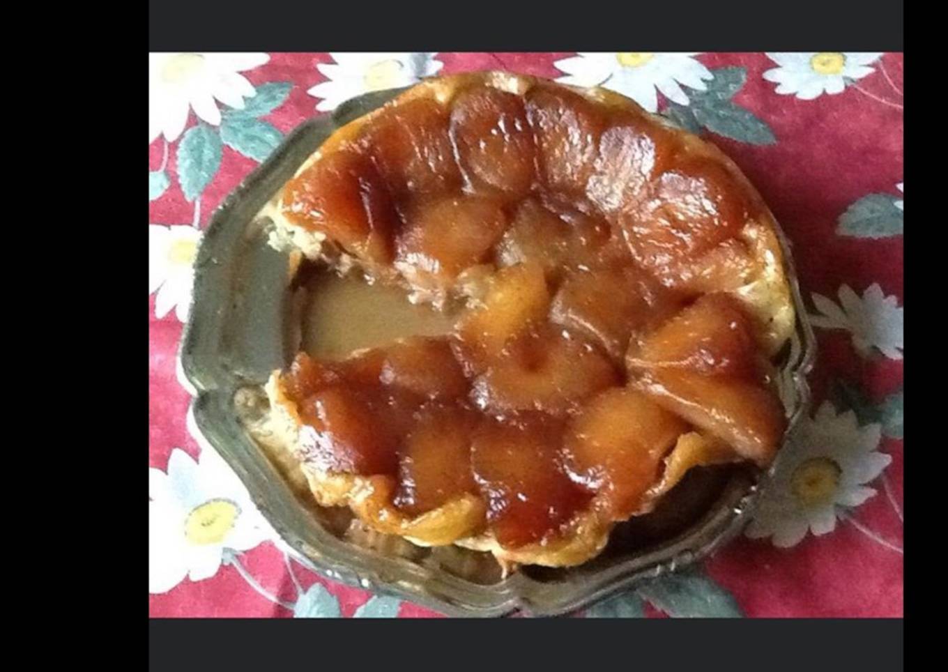 Tarte aux coings façon tatin
