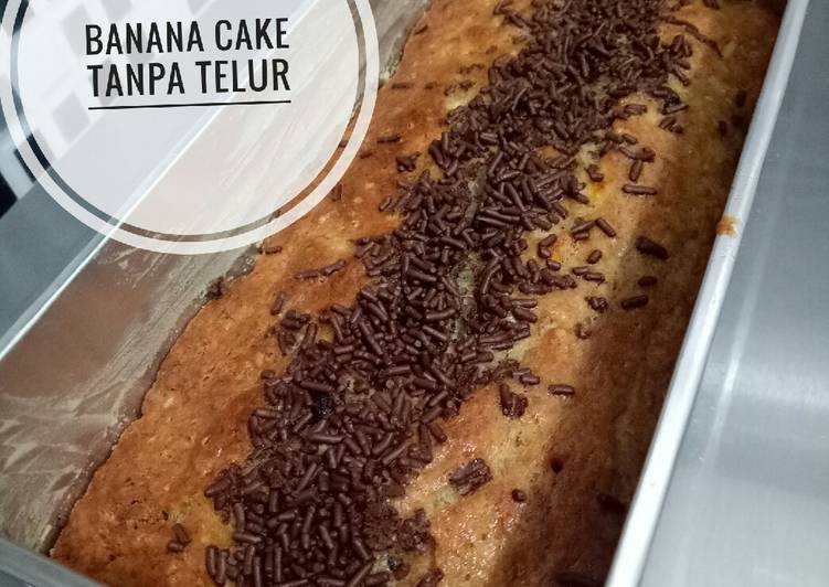 Banana Cake Tanpa Telur dan Mixer