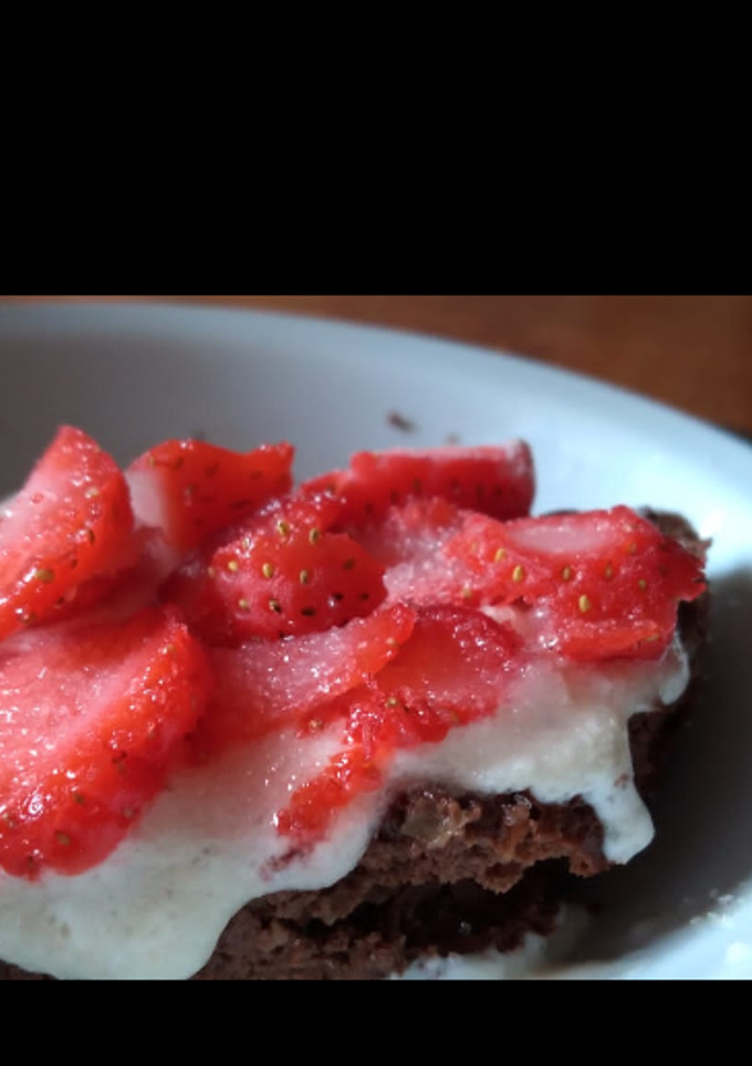 Una foto de Brownie saludable sin harina