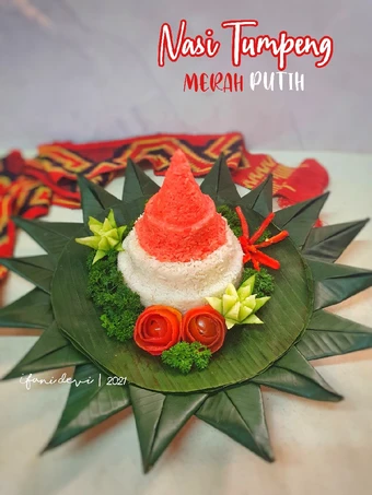 Cara Mudah Membuat Resep 415. Nasi Tumpeng Merah Putih yang Sempurna Anti Ribet, Lezat