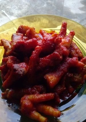 Foto resep Ceker masak habang(ceker balado)