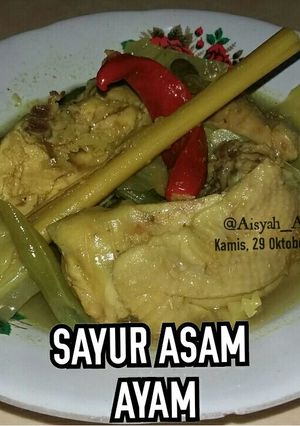 Foto resep Sayur Asam Ayam (khas Banjarmasin)