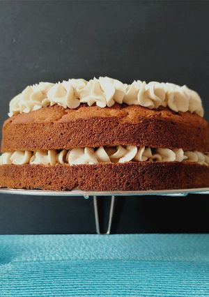 Une photo de Layer carrot cake de Pâques (vegan)