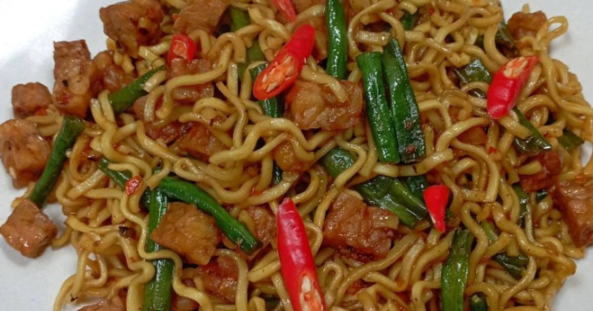 Resep Tumis Mie Pedas Dengan Bahan Sederhana