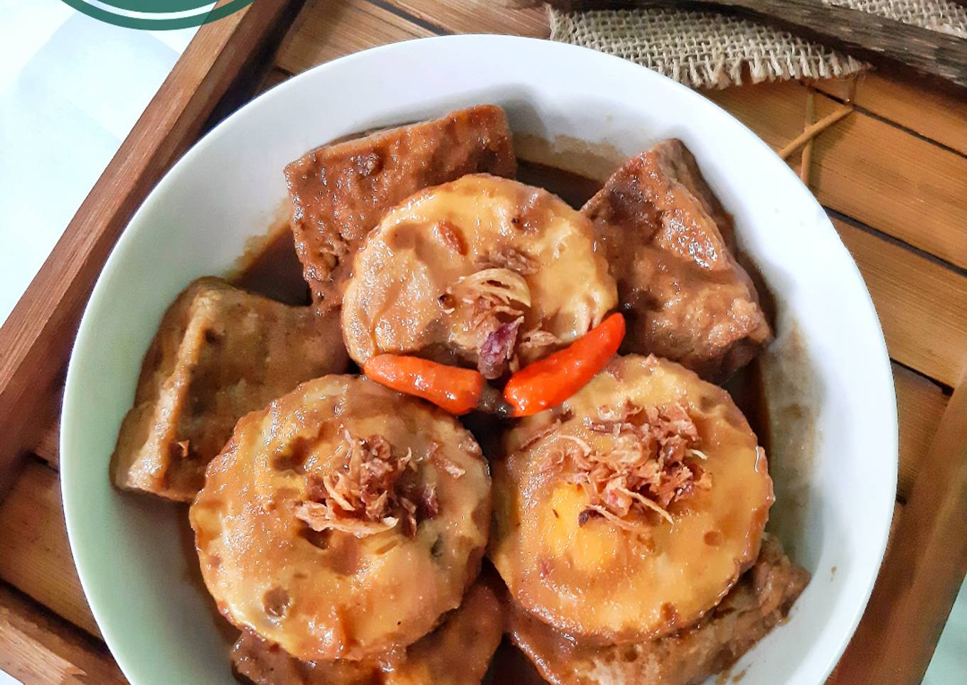 Semur tahu telor ceplok
