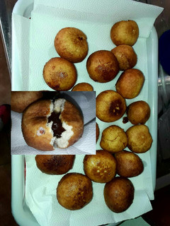 Una foto de Buñuelos rellenos con mermelada de ciruela