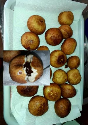 Una foto de Buñuelos rellenos con mermelada de ciruela