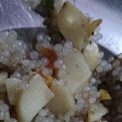A picture of Sabudana khichdi.