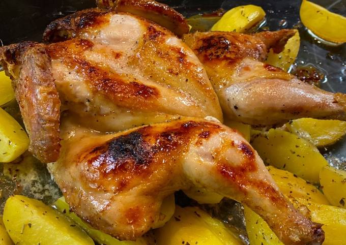Курица с картошкой в духовке – 20 простых рецептов на любой вкус | Елена Милютина | Дзен