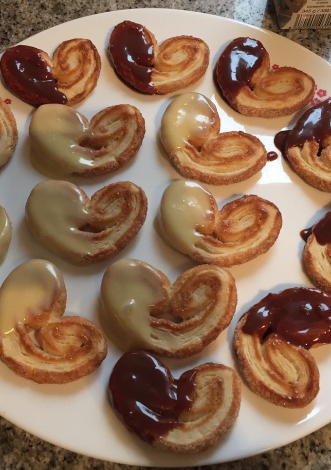 Una foto de Palmeritas con chocolate