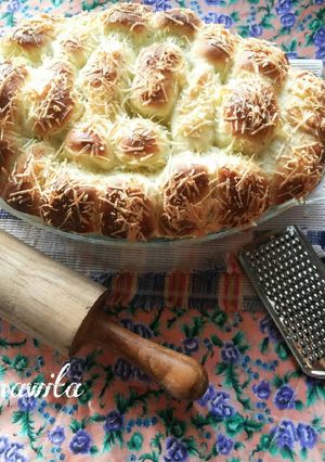 Foto resep Roti Pandan Keju