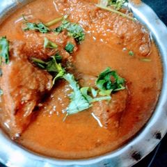 A picture of Fish Curry in a different way.