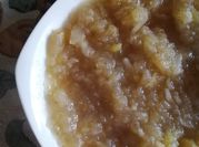 Una foto de compota manzana sin azúcar