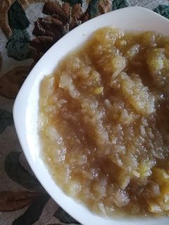 Una foto de Compota de manzana sin azúcar