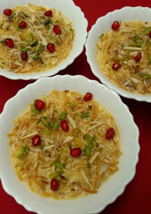 A picture of Sheer Khurma.