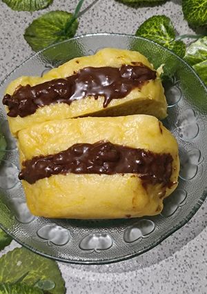 Foto resep Roti Kukus Chocomaltine Pumpkin