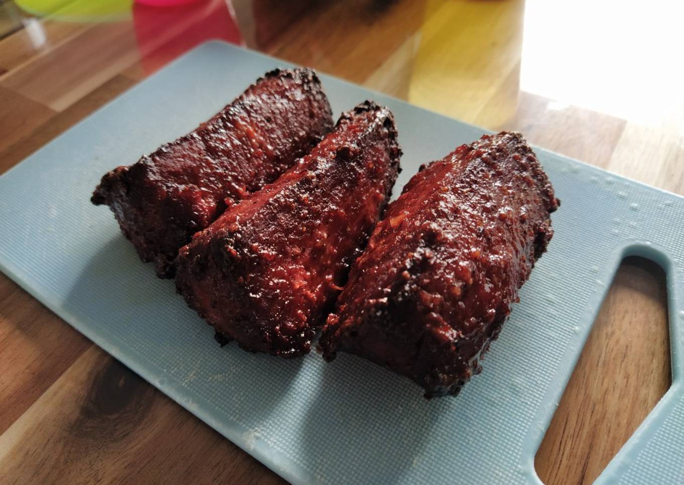 Babi panggang merah (char siu)