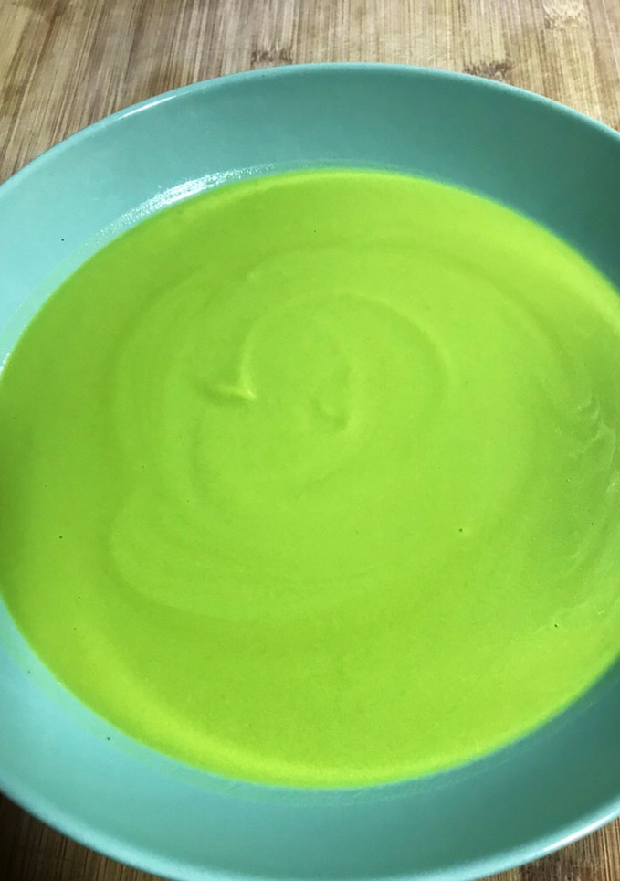 Una foto de Crema de guisantes (Thermomix)