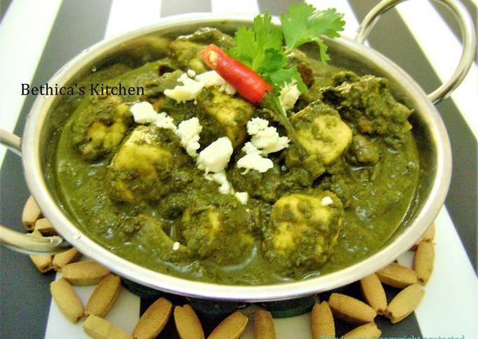 Recipe of Eric Ripert Palak Paneer