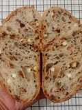Wijen Jinten Hitam Chili Flakes Cheese Sourdough Bread (Open Bake Method)