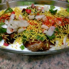 A picture of INSTANT STUFFED BREAD DAHI VADA!# Breads.