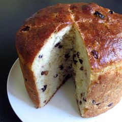 A picture of No-Knead Panettone Style Sweet Bread.