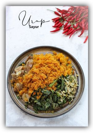 Foto resep Urap Sayur Serundeng