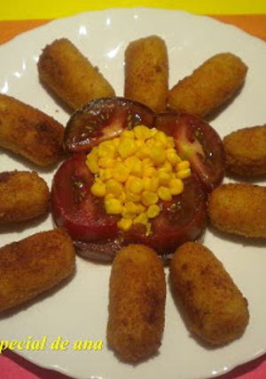 Foto principal de Croquetas de bacalao y gambas