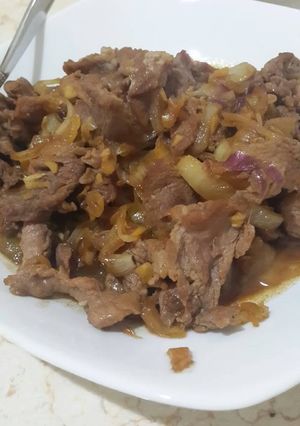 Foto resep Homemade beef teriyaki