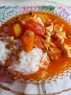 Una foto de Guiso de pollo con arroz