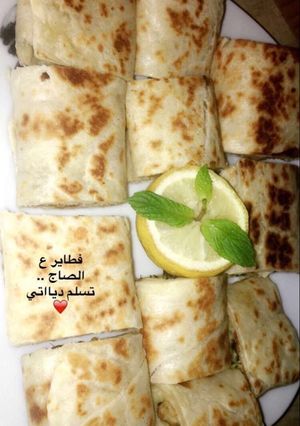 صورة لوصفة فطاير على الصاج