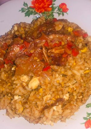 Foto resep Nasi Goreng Bumbu Sate