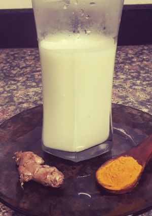 A picture of 🥛Turmeric milk🥛.