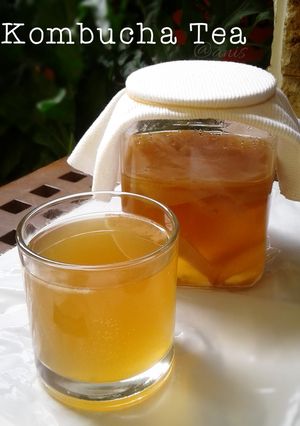 Foto resep Teh Kombucha (Fermented Tea - Probiotik Drink)