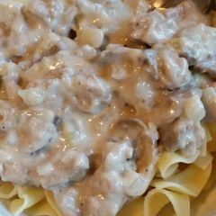 A picture of Turkey Stroganoff.
