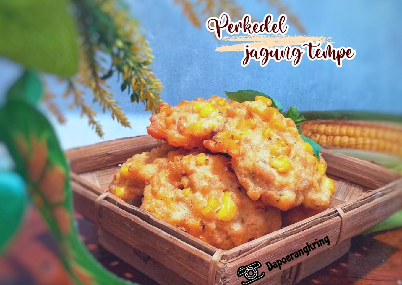 Perkedel jagung tempe